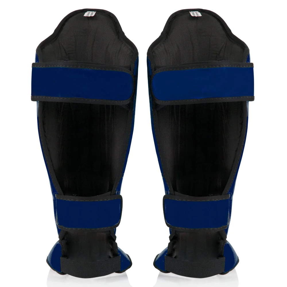 Caneleiras Fairtex Competição SP5 com proteção para os pés Azul  - Image 3